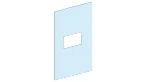 ⁨PrismaSet Metal cover with cut-out for NSX630 300x450mm LVS03298⁩ at Wasserman.eu