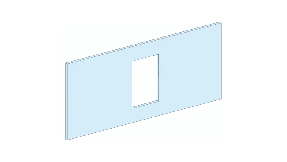 ⁨PrismaSet Metal cover with cut-out for INS250 600x200mm LVS03231⁩ at Wasserman.eu