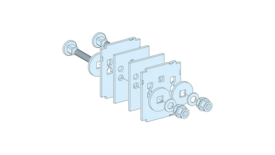 ⁨PrismaSet Szyna połączeniowa pozioma 80/100MM LVS04641⁩ w sklepie Wasserman.eu