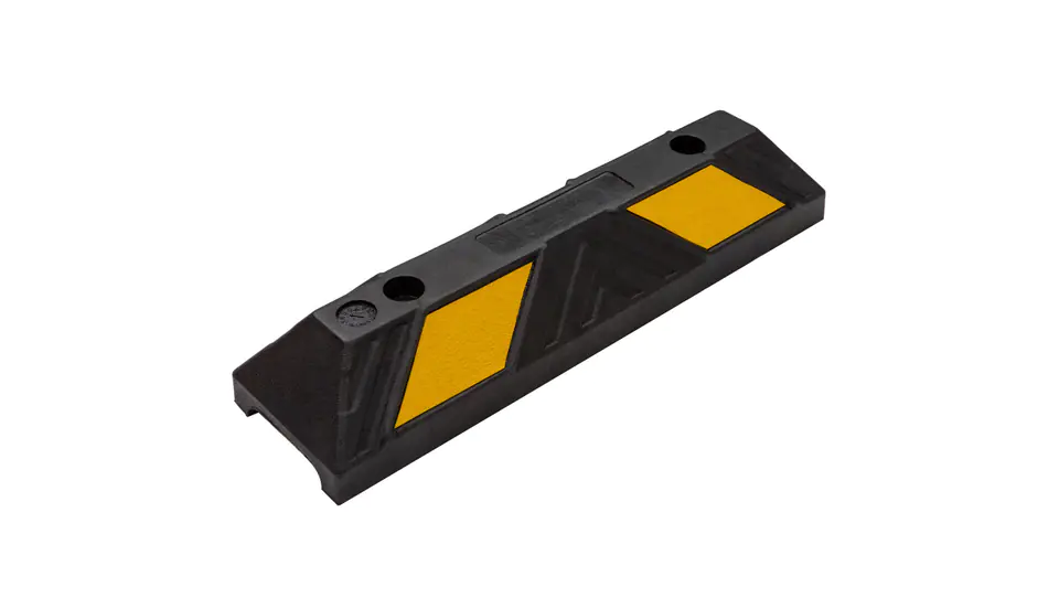 ⁨Parking stop separator bumper black-yellow 55cm NEKU⁩ at Wasserman.eu