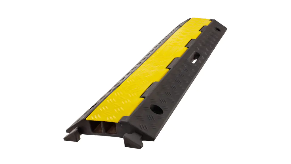 ⁨Cable ramp 2 channels 32mm, openable, heavy threshold with resistant rubber base and opening NEKU lid⁩ at Wasserman.eu