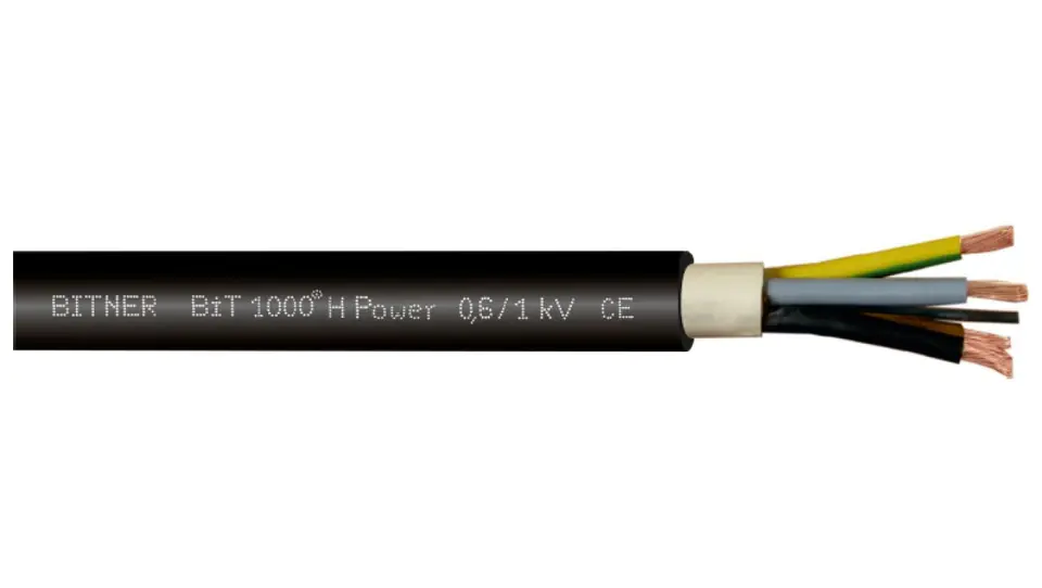 ⁨Kabel sterowniczy bezhalogenowy BiT 1000 H Power 0,6/1kV 3x2,5 żo Eca EM9745 /bębnowy/⁩ w sklepie Wasserman.eu