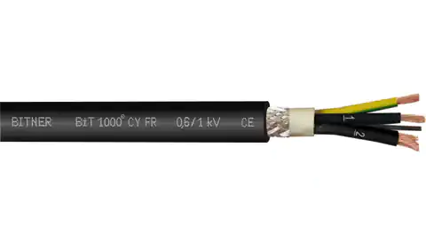 ⁨Kabel sterowniczy BiT 1000 CY FR 0,6/1kV 7x0,75 żo S66583 /bębnowy/⁩ w sklepie Wasserman.eu