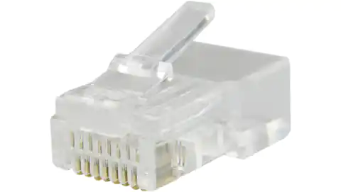 ⁨Modular plug RJ45 8P8C cat.6 unshielded UTP wire NEKU /bag 100pcs/⁩ at Wasserman.eu