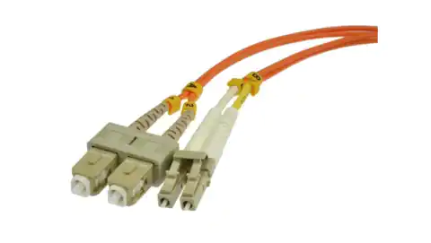 ⁨Fiber optic patch cable FO MM LC-SC duplex 50/125 OM2 NEKU /1m/⁩ at Wasserman.eu