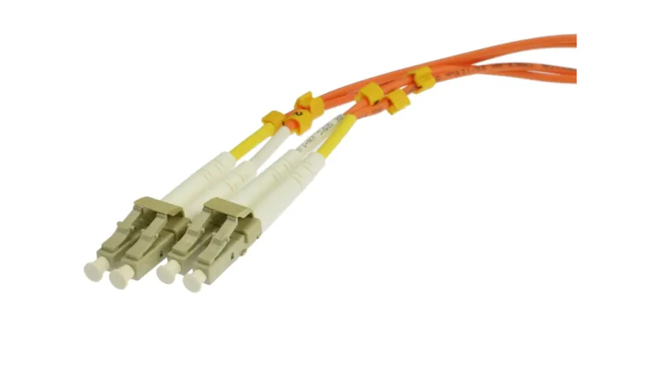 ⁨Fiber Optic Patch Cable FO MM LC-LC duplex 50/125 OM2 NEKU /3m/⁩ at Wasserman.eu