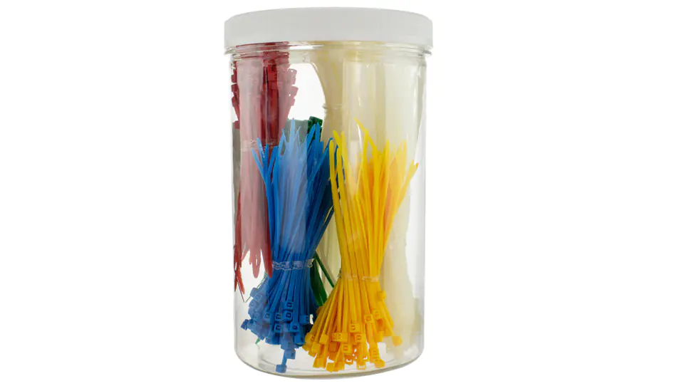 ⁨Opaski kablowe mix kolor /550szt./⁩ w sklepie Wasserman.eu