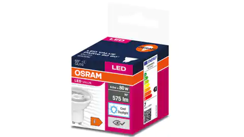 ⁨LED bulb GU10 VALUE PAR16 80 60 6,9W/865 230V 4058075599321⁩ at Wasserman.eu