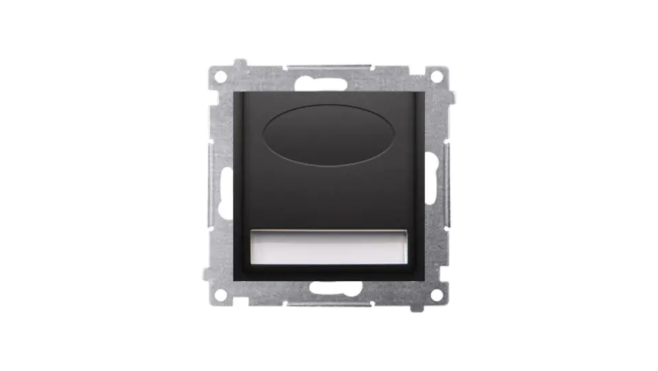 ⁨Simon 54 LED luminaire 230V AC 1.1 W neutral white 4000 K matt black DOSB.01/49⁩ at Wasserman.eu