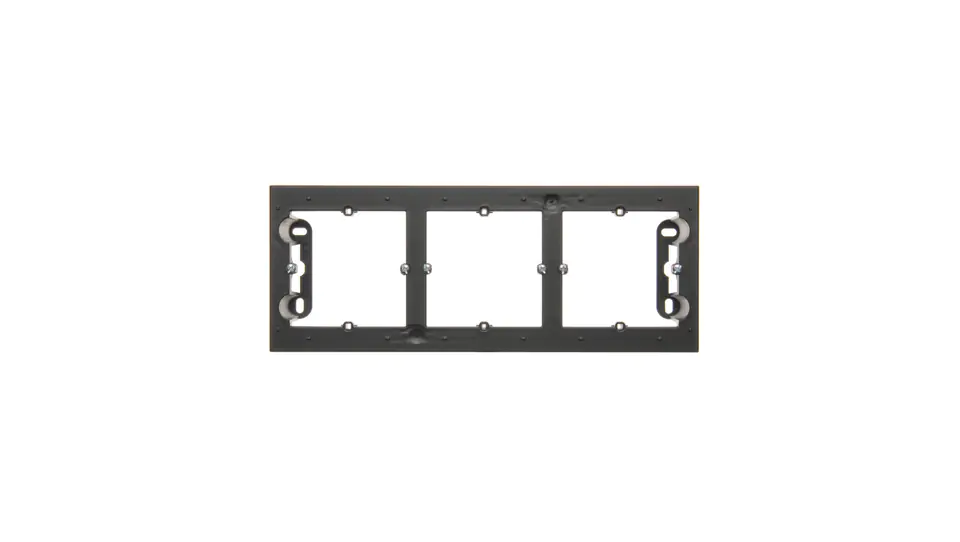 ⁨Simon 54 Premium 3-fold surface box for PREMIUM frames. Depth 35 mm black matt DPN3/49⁩ at Wasserman.eu