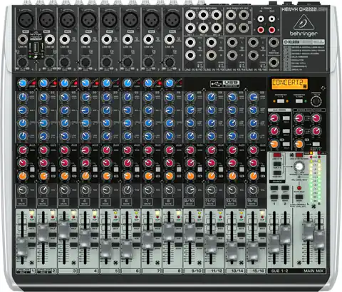 ⁨Behringer QX2222USB audio mixer 22 channels⁩ at Wasserman.eu