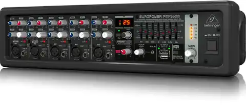 ⁨Behringer PMP550M audio mixer 5 channels 20 - 20000 Hz Black⁩ at Wasserman.eu