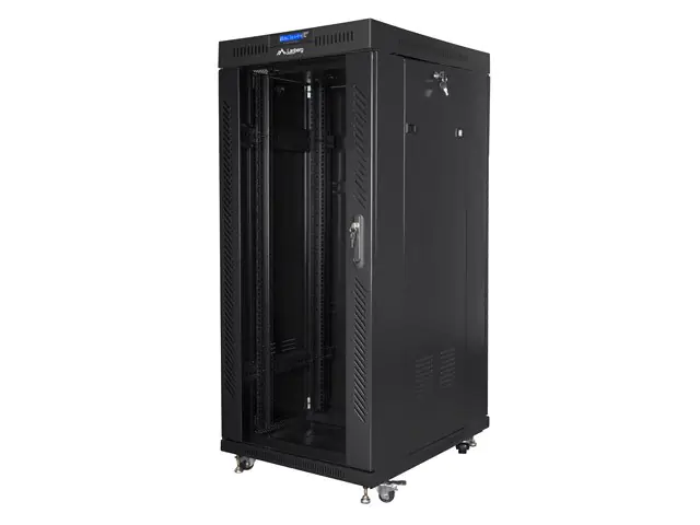 ⁨Lanberg FF01-8037-12BL rack cabinet 37U Freestanding rack Black⁩ at Wasserman.eu