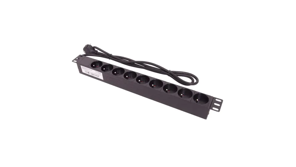 ⁨Power strip 19 inch 9x230V LZ1U9GBW⁩ at Wasserman.eu