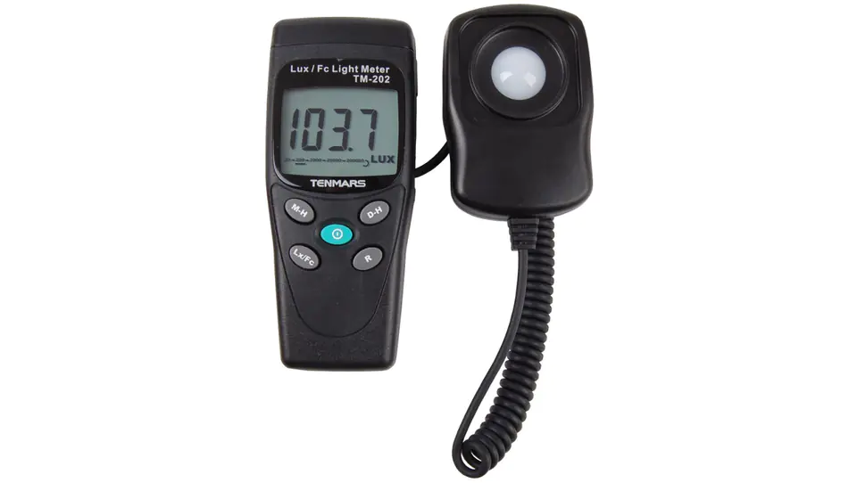 Luxmeter Belichtungsmesser 0,01~200 000 lx TENMARS TM202 im Wasserman.eu