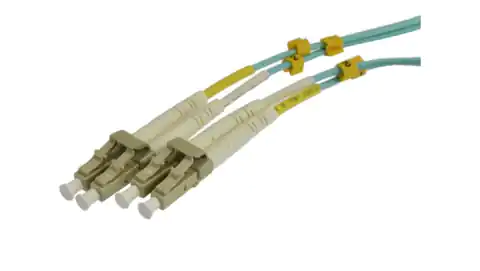 ⁨Fiber Optic Patch Cable FO MM LC-LC duplex 50/125 OM3 3m NEKU⁩ at Wasserman.eu