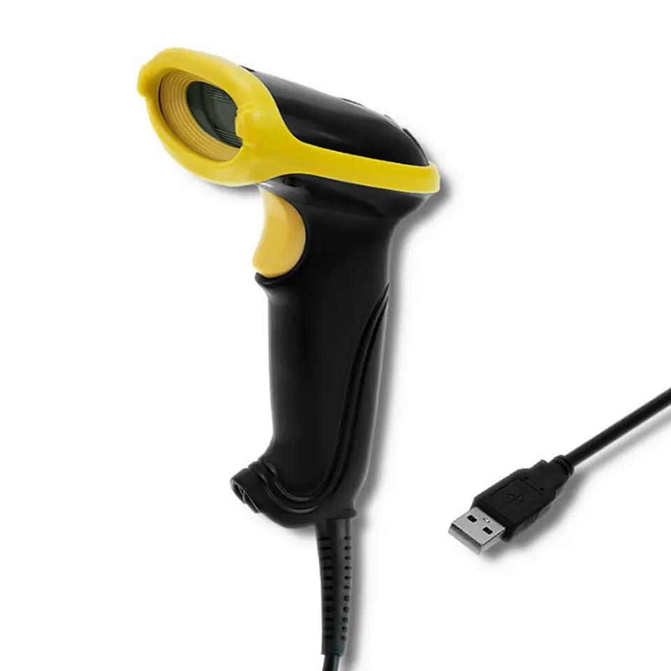 Laserowy czytnik kodów 1D | 2D | USB |Czarny w sklepie Wasserman.eu