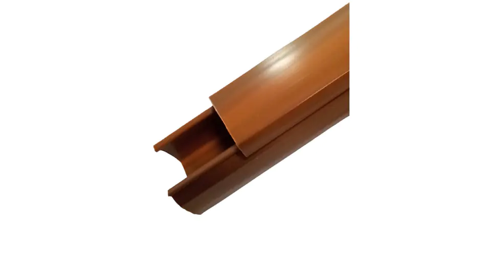 ⁨Wiring strip LS 17x15 ECO dark wood resistant to UV 68578/2m/⁩ at Wasserman.eu