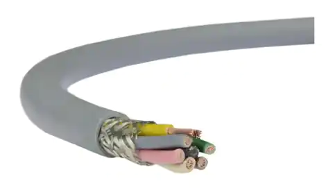 ⁨Control cable in screen LIYCY 300/300V 6x0,34 grey strand TKD /100m/⁩ at Wasserman.eu