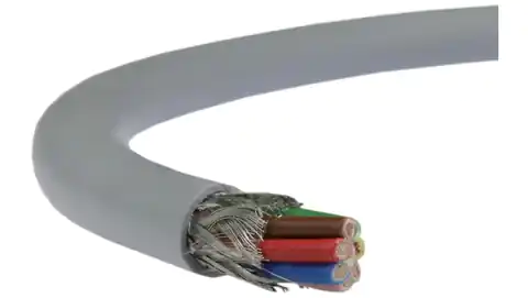 ⁨Control cable in screen LIYCY 300/300V 8x1 grey cable Bitner /100m/⁩ at Wasserman.eu