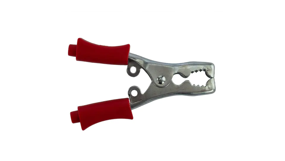 ⁨Connector type Crocodile 40A insulated red⁩ at Wasserman.eu