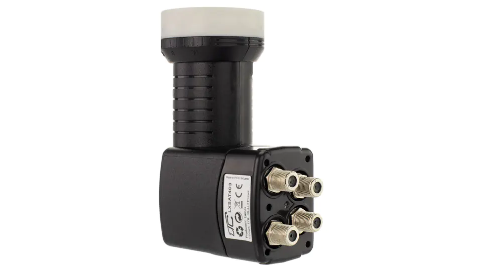 ⁨Satellite LNB: 60dB Quad Black LTC⁩ at Wasserman.eu