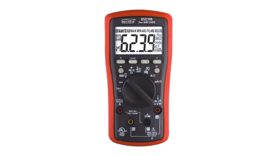 TRMS-Zähler (AC + DC) Phasenzentrifugationstest Brymen BM239R im Wasserman.eu