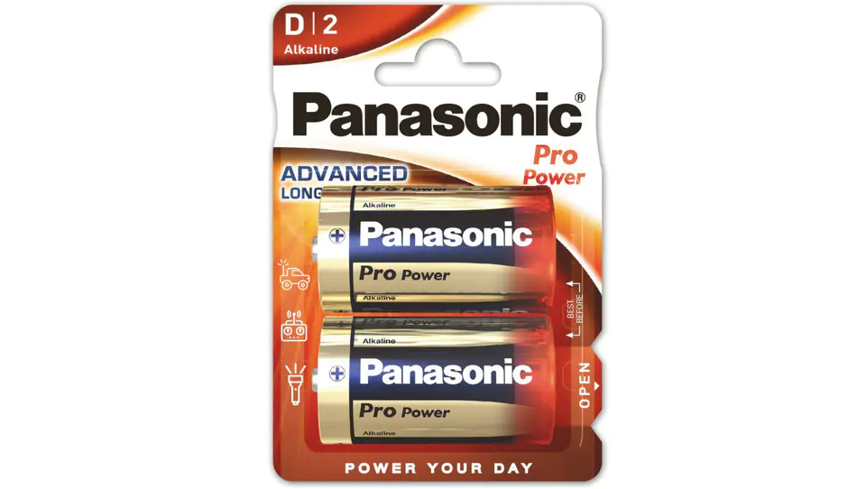 ⁨Bateria alkaliczna LR20 D 1,5V Panasonic ProPower BLISTER 2szt.⁩ w sklepie Wasserman.eu