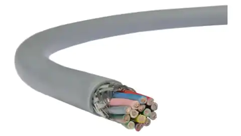 ⁨Control cable in screen LIYCY 300/300V 14x0,14 gray strand TKD /100m/⁩ at Wasserman.eu