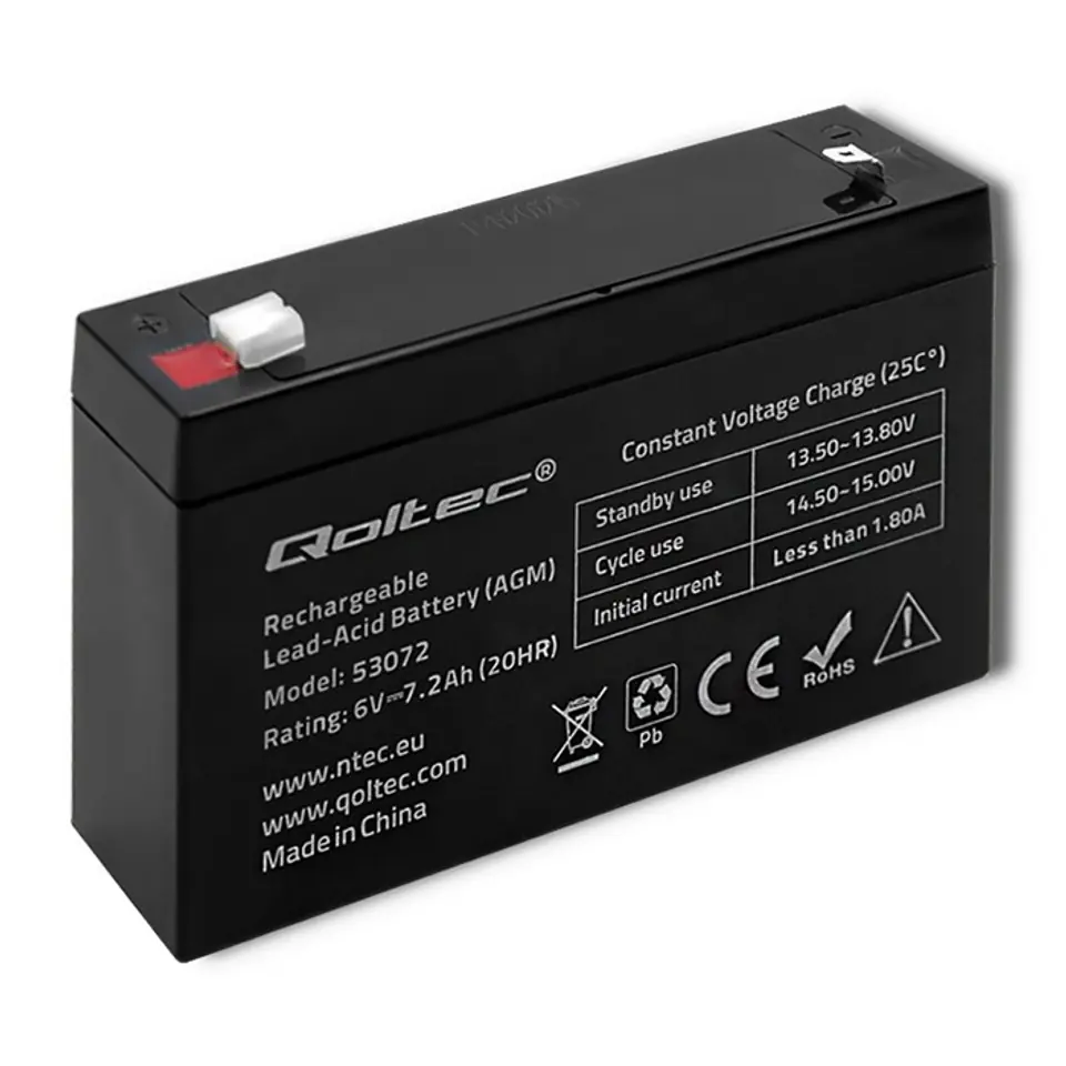 AGM battery 6V 7.2Ah at Wasserman.eu