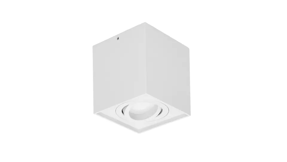 ⁨CAROLIN DLS GU10 downlight max 35W, IP20, kwadrat, biały,AD-OD-6145WGU10⁩ w sklepie Wasserman.eu