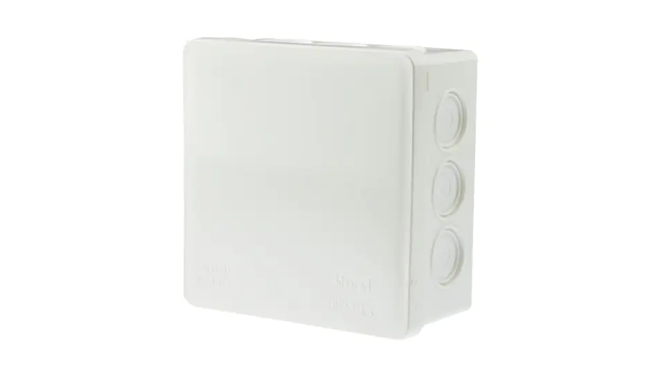⁨Hermetic surface box 110x110x35 connectors white IP55⁩ at Wasserman.eu