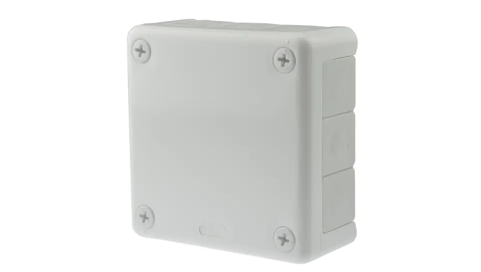 ⁨Puszka natynkowa hermetyczna 98x98x42 biała IP55 /10⁩ w sklepie Wasserman.eu