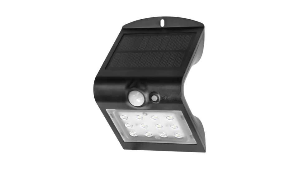 ⁨PL SILOE LED 1,5W, lampa solarna z czujnikiem ruchu 120st, 190lm, IP,AD-SL-6083BLR4⁩ w sklepie Wasserman.eu