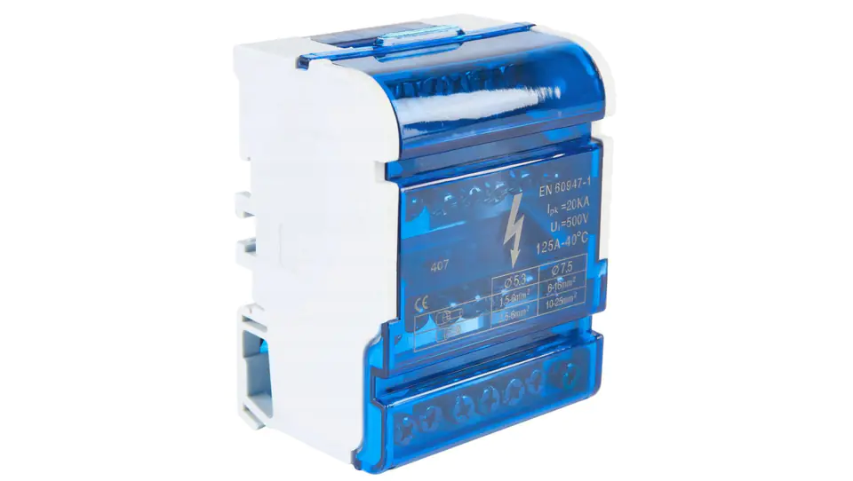 ⁨Distribution block 4x7 Connecting bridge 407⁩ at Wasserman.eu