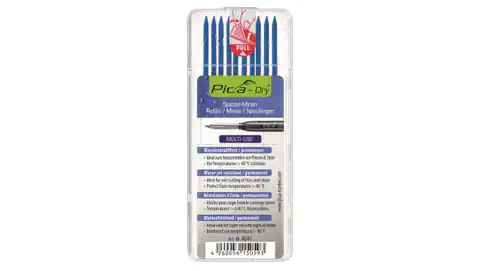 ⁨Pencil spare cartridges 3030 waterproof blue PICA Dry 4041 10pcs⁩ at Wasserman.eu