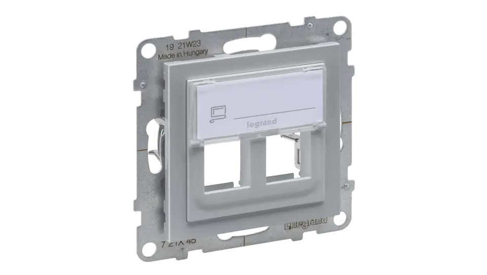 ⁨SUNO Adapter KEYSTONE podwójny aluminium 721345⁩ w sklepie Wasserman.eu