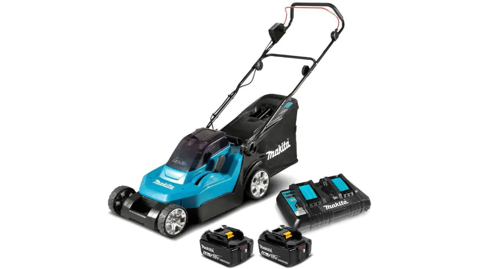 Akumulatorowa kosiarka LXT XPT OPE, 2x18V Li-ion, szerokość koszenia 38cm, kosz 40L DLM382PT2 w sklepie Wasserman.eu