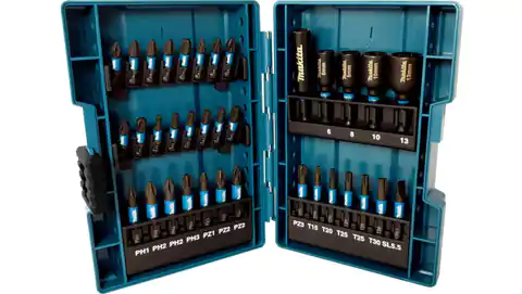 ⁨Set of screwdriver bits and sockets 35pcs. Impact Black B-66880⁩ at Wasserman.eu