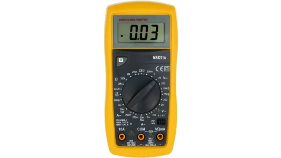 ⁨Pocket Digital Multimeter MS8221A⁩ at Wasserman.eu