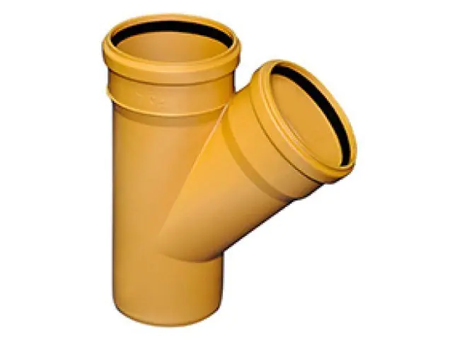 ⁨TRÓJNIK PCV KL.S, SZ. S-20 110*110/45ST WAVI-000585⁩ w sklepie Wasserman.eu