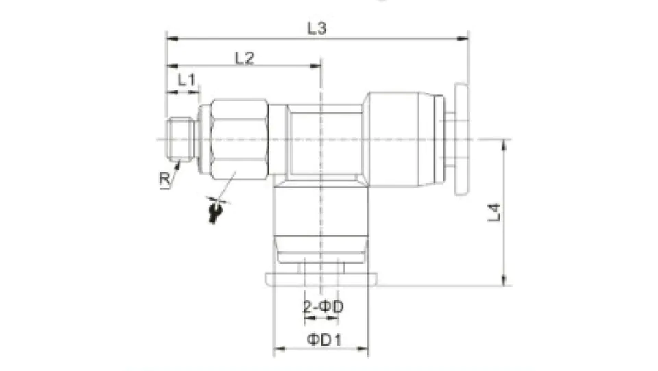 ⁨T-plug t-thread plastic for hose 10, side thread G1/4z, 129.014-10⁩ at Wasserman.eu