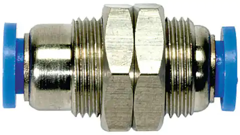 ⁨Nickel-plated brass plug connector for hose 10, nut thread M20x1, 149.010⁩ at Wasserman.eu