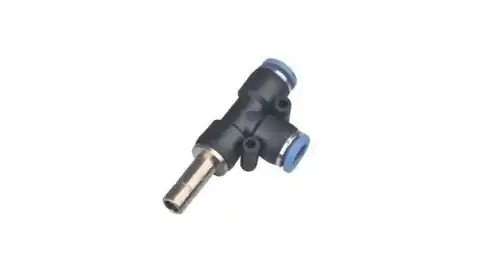 ⁨T-plug tee for hose 8, plug fi 8, plastic/nickel-plated brass, 294.008-K⁩ at Wasserman.eu
