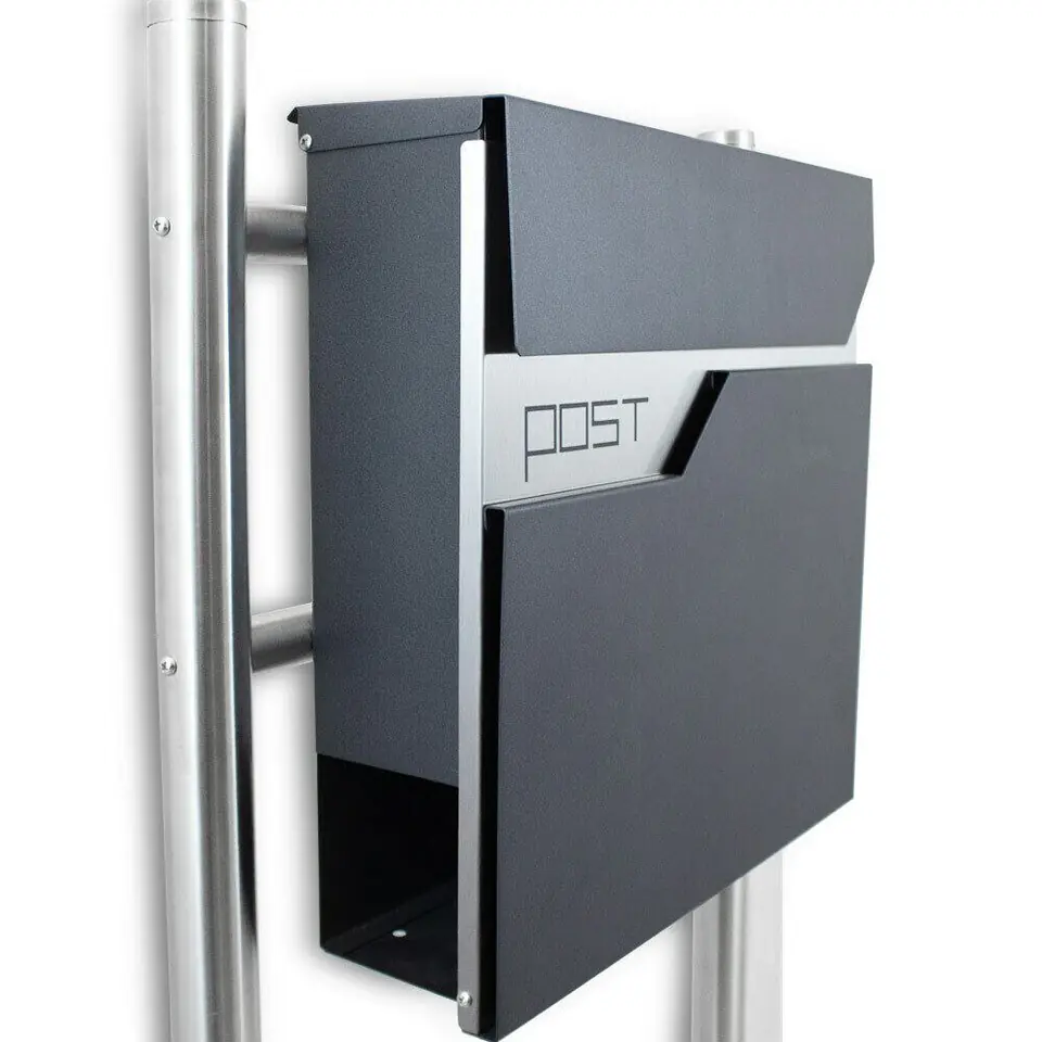 ⁨Freestanding Letter Box Solid and Resistant to Court Made of Inox Steel⁩ at Wasserman.eu