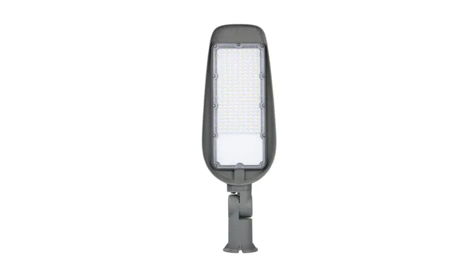 ⁨Lampa uliczna LED 50W 5500lm barwa neutralna 90/130 stopni szara 6500K 3 LATA GWARANCJI EC20004⁩ w sklepie Wasserman.eu