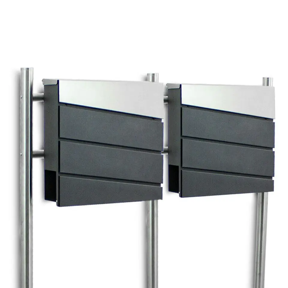 ⁨Modern freestanding mailbox on a post office rack 2 pcs⁩ at Wasserman.eu