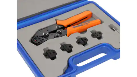 ⁨Crimping tool for sleeves, connectors, insulated terminals / case set Z-0725-SET - 5in1 ENERGOTYTAN SET⁩ at Wasserman.eu