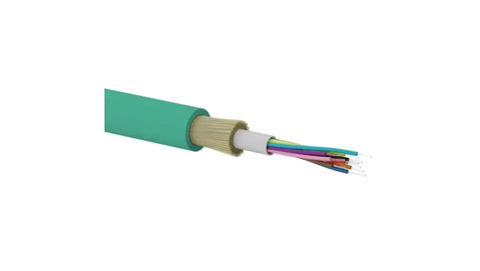 ⁨Kabel światłowodowy OM3 B2ca U-DQ(ZN)BH uniwersalny trudnopalny FireHardy MM 12G 50/125 LSOH /bębnowy/⁩ w sklepie Wasserman.eu