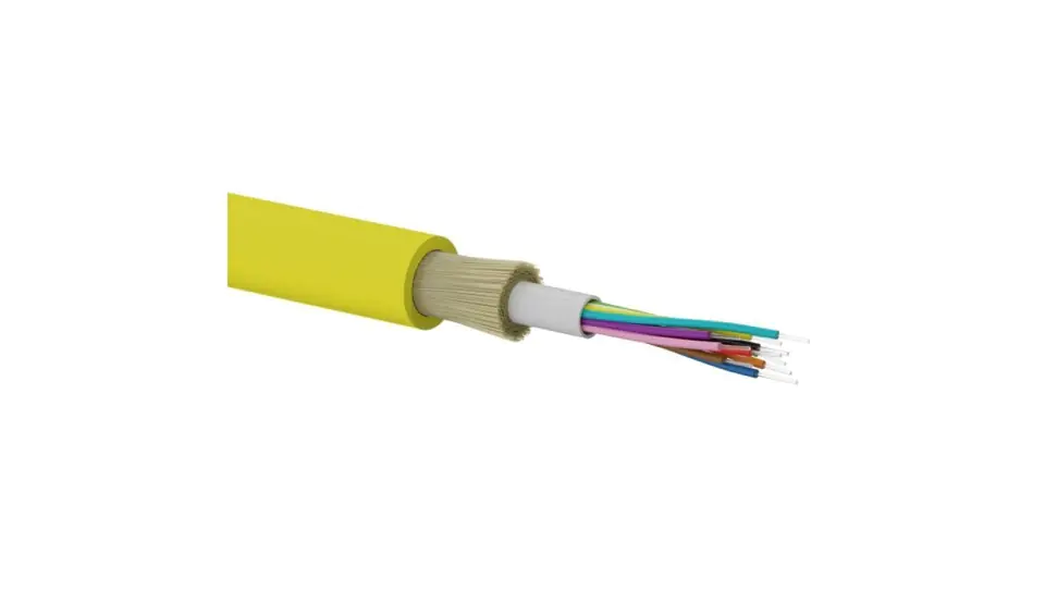 ⁨Fiber Optic Cable OS2 Universal Flame Retardy FireHardy ZW-NOTKtsdD / U-DQ(ZN)BH - SM 12J 9/125 LSOH B2ca ALANTEC - ALANTEC⁩ at Wasserman.eu